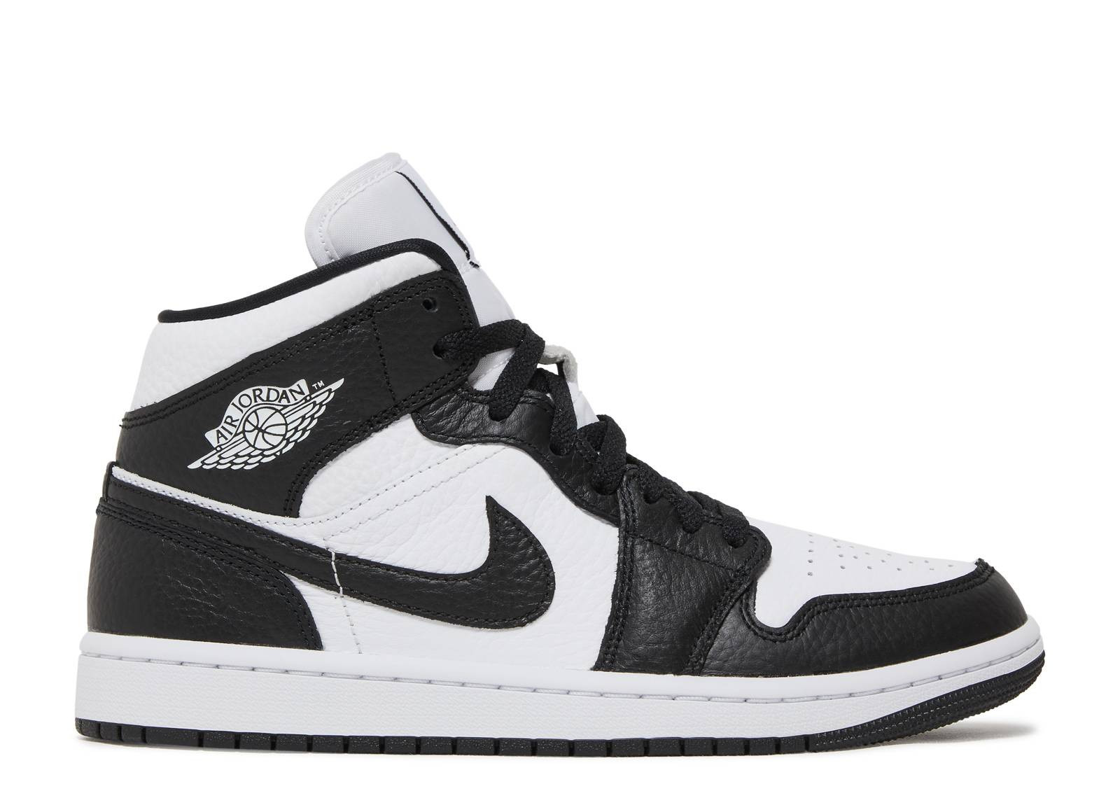 Air Jordan 1 Mid Spli Black White