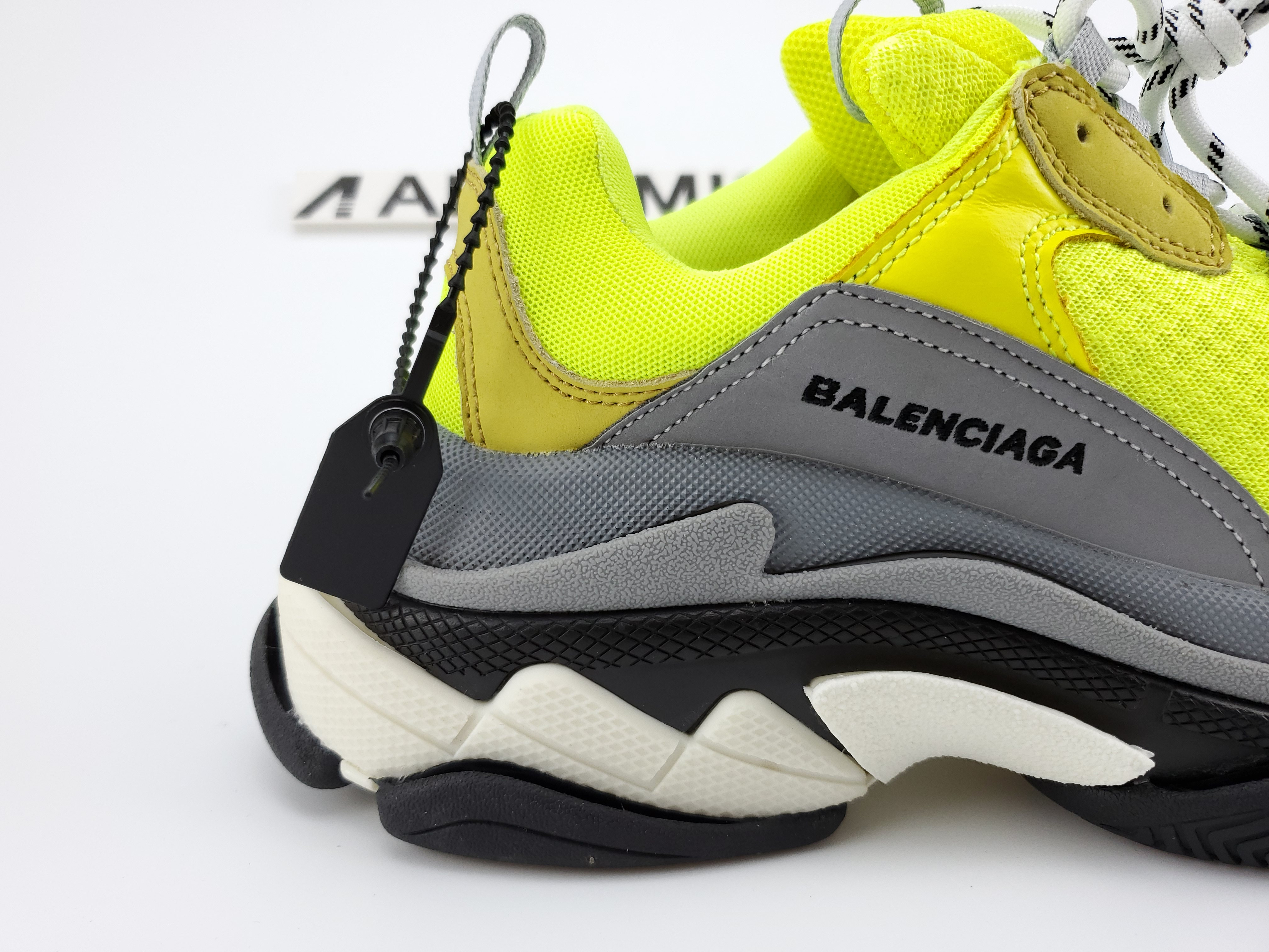 Balenciga Triple S Yellow Fluo