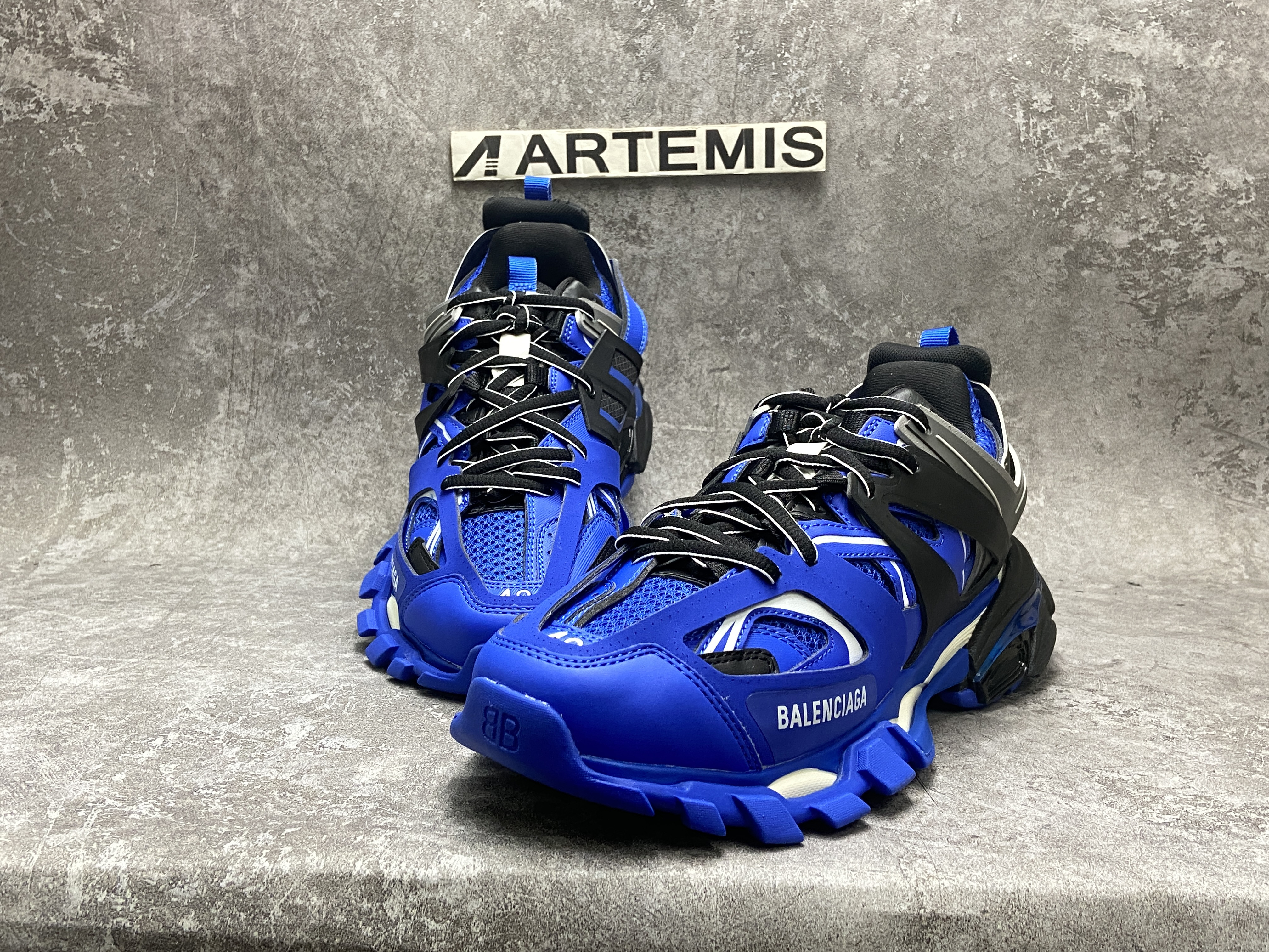 Balenciga Track Black Blue