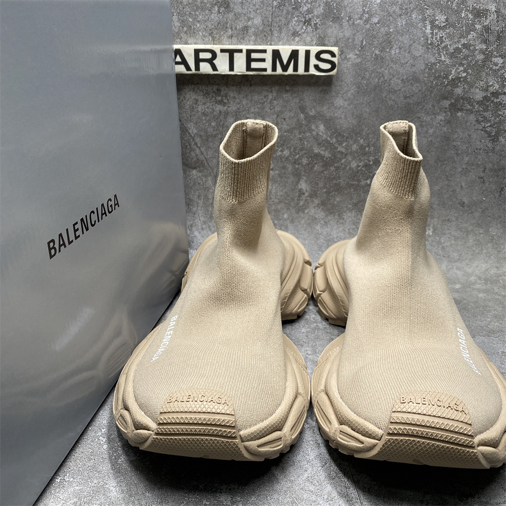 Balenciga 3XL Beige Sock Sneaker