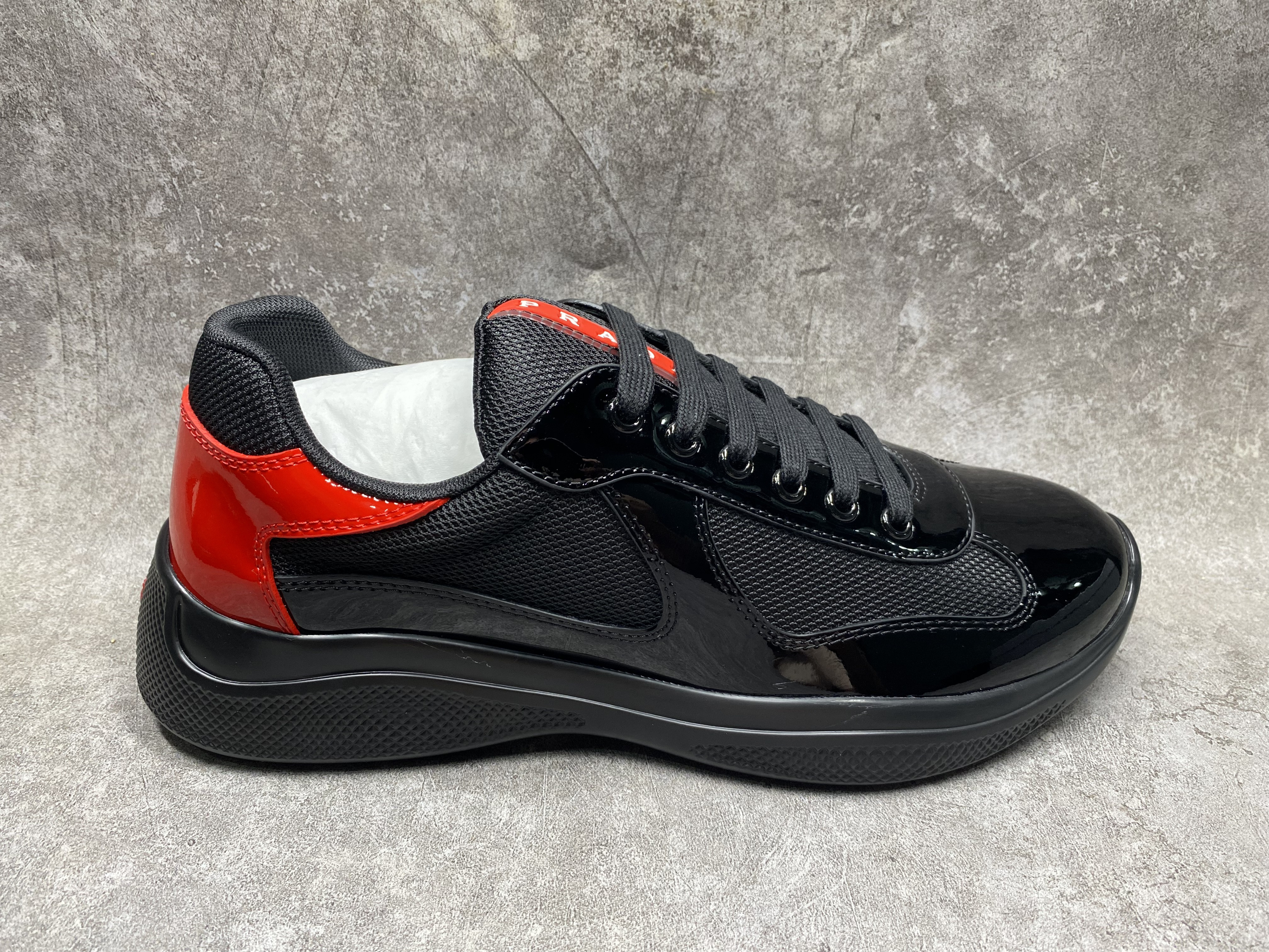 ua Pra*a america's cup soft rubber and bike fabric sneakers