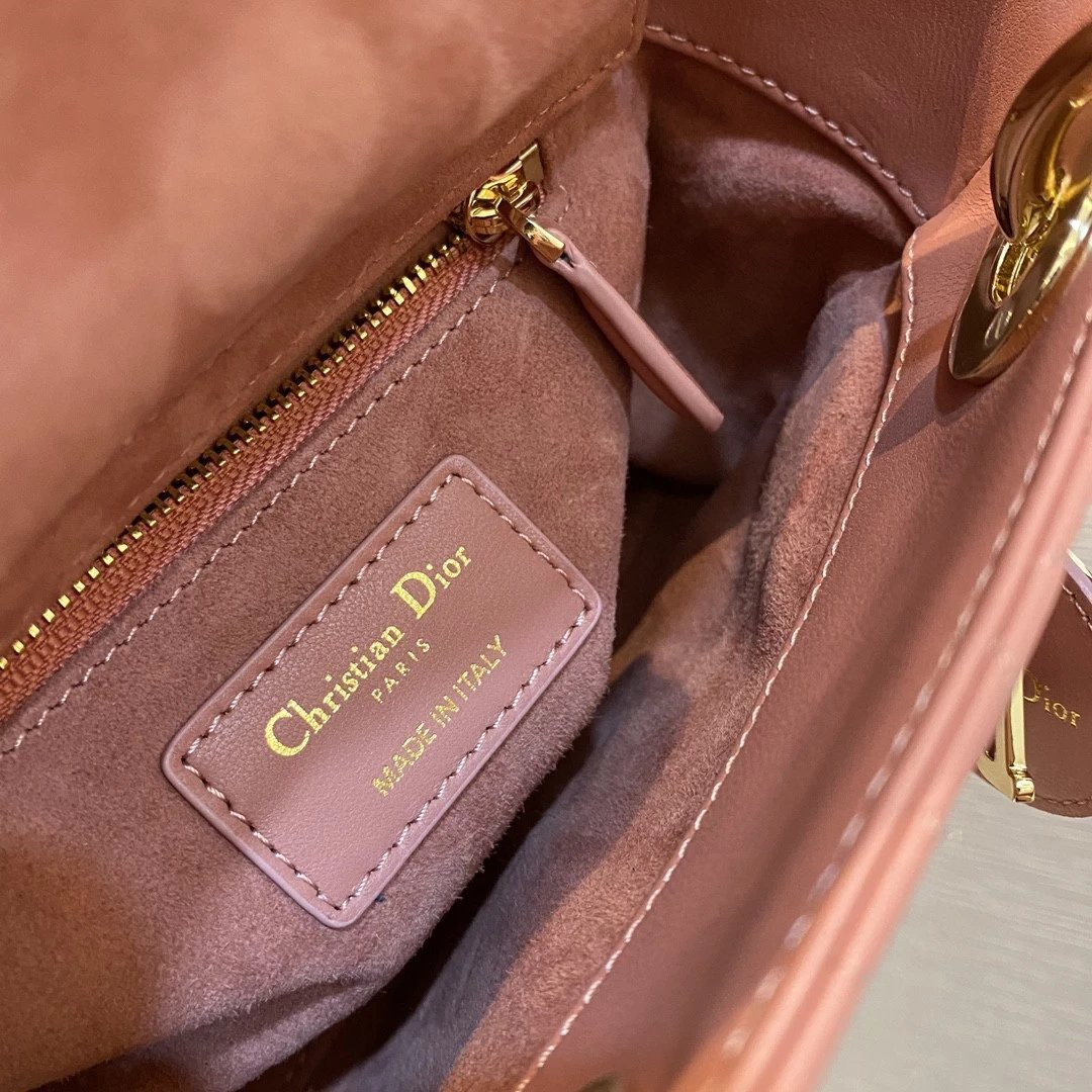 mini lady D*or D*oramour bag 6.5 x 6 x 3 inches