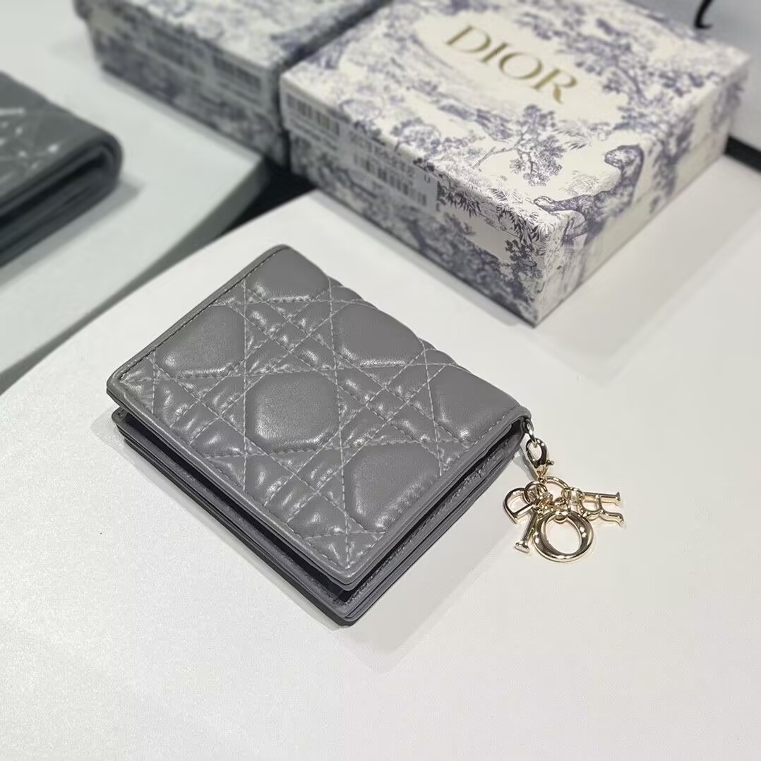 D*or mini lady D*or gardenia wallet 11x9x3cm