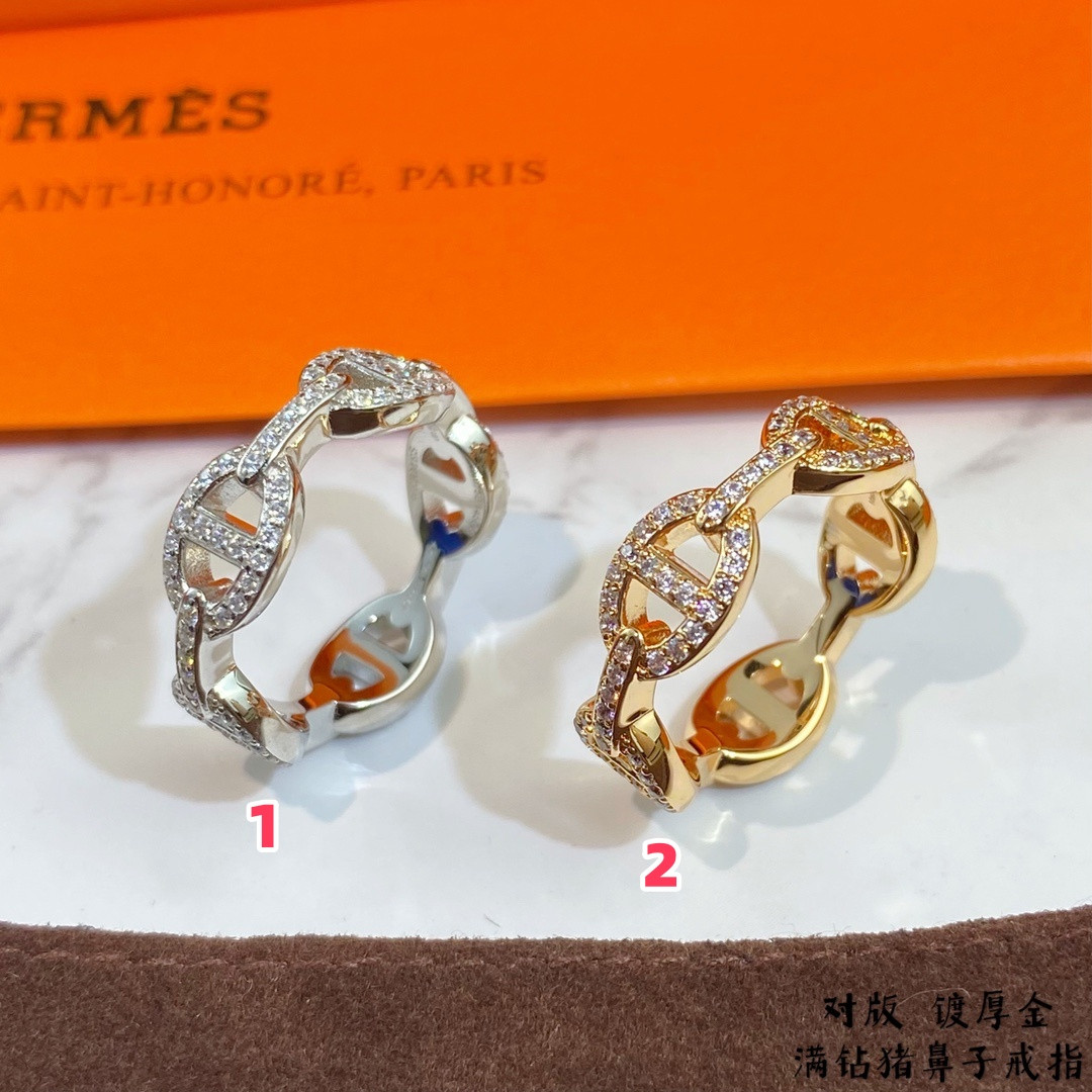 hermès fully Di*m*nd-encrusted collier de chien ring