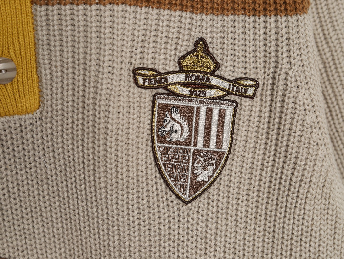 F**di fd knitting short-sleeved