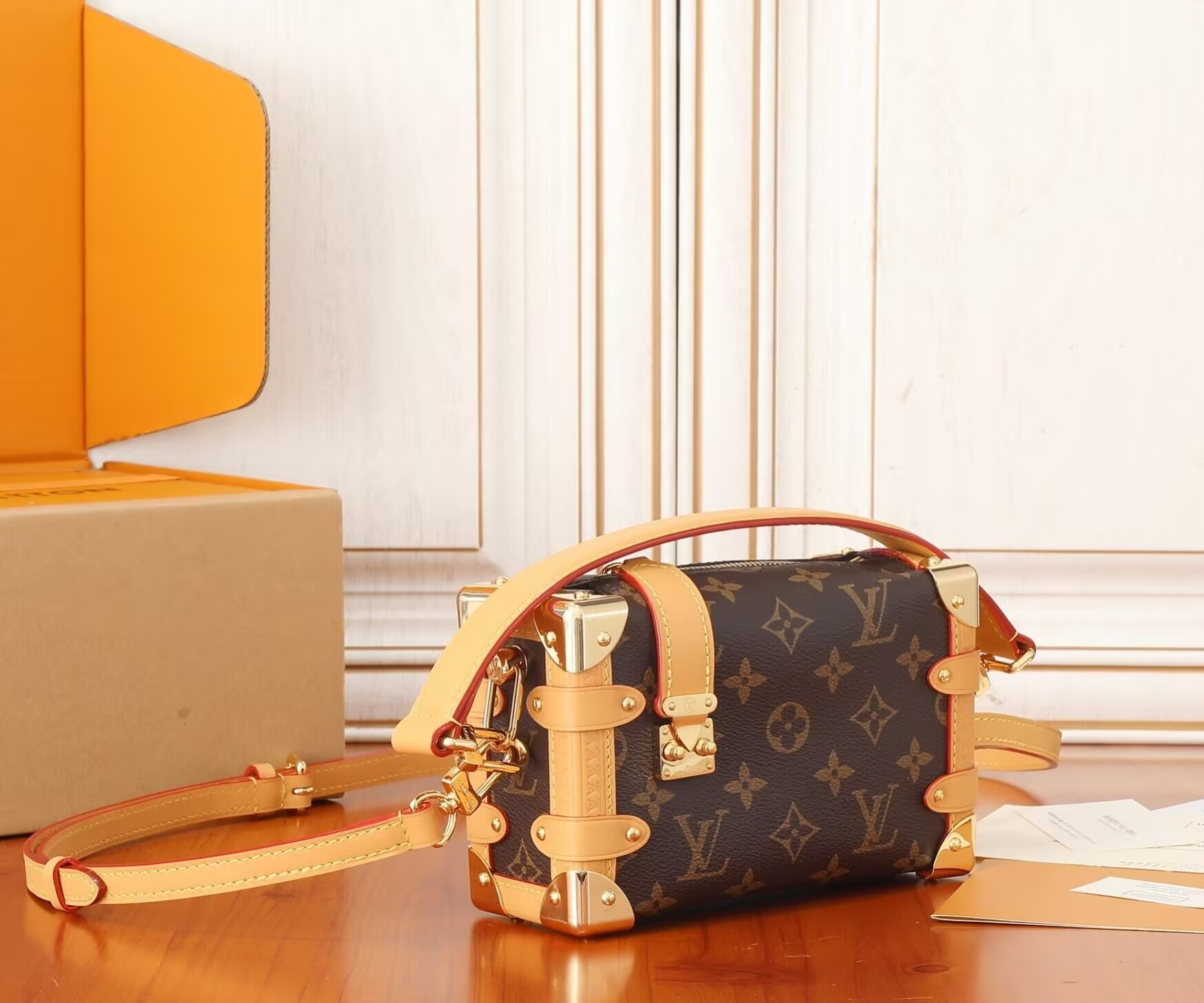 LV Side Trunk PM M46815 7.1 x 4.9 x 3.1 inches