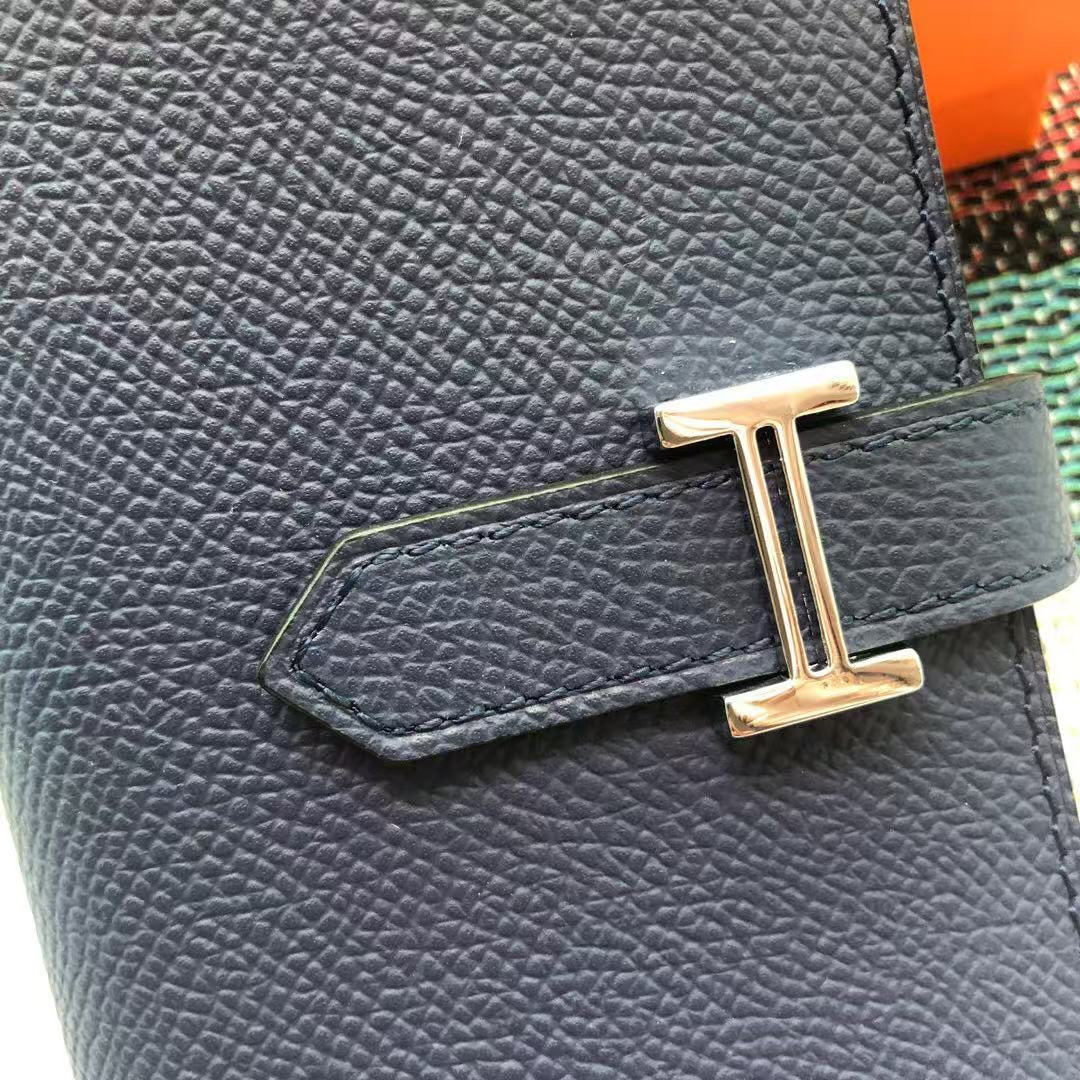 H**mes bearn wallet 11x8.5x2.5cm