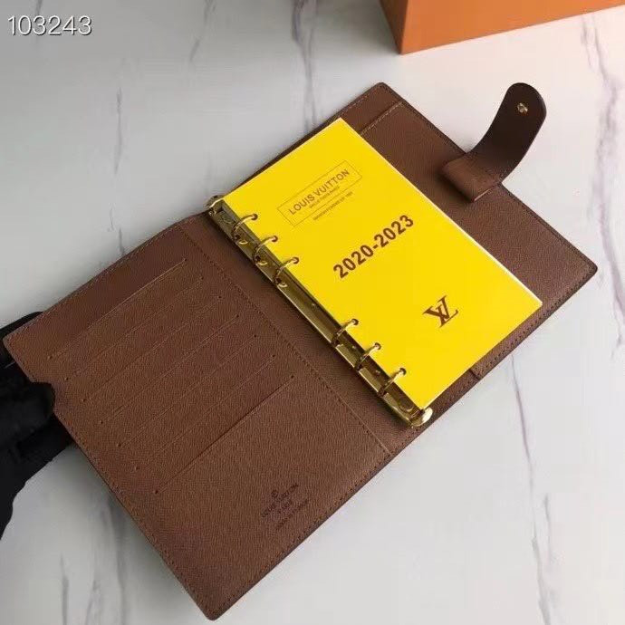 LV Medium Ring Agenda Cover R20105 14x18cm