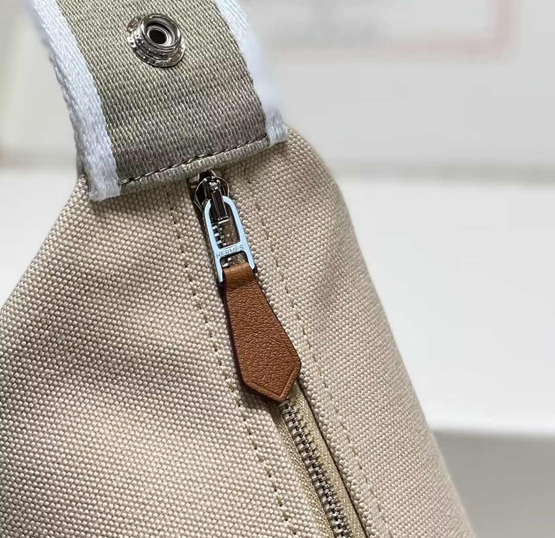 H**mes canvas bride-a-brac case toiletry pouch