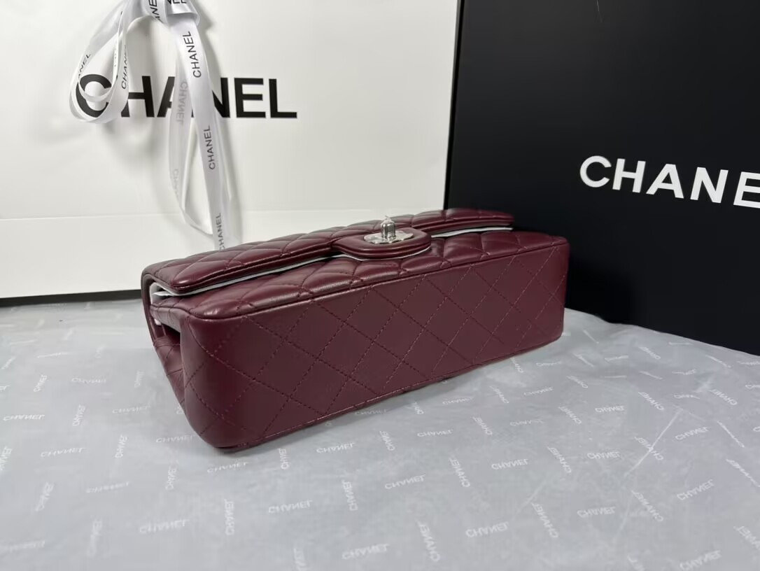 Ch*el classic 11.12 handbag 15.5 × 25.5 × 6.5 cm