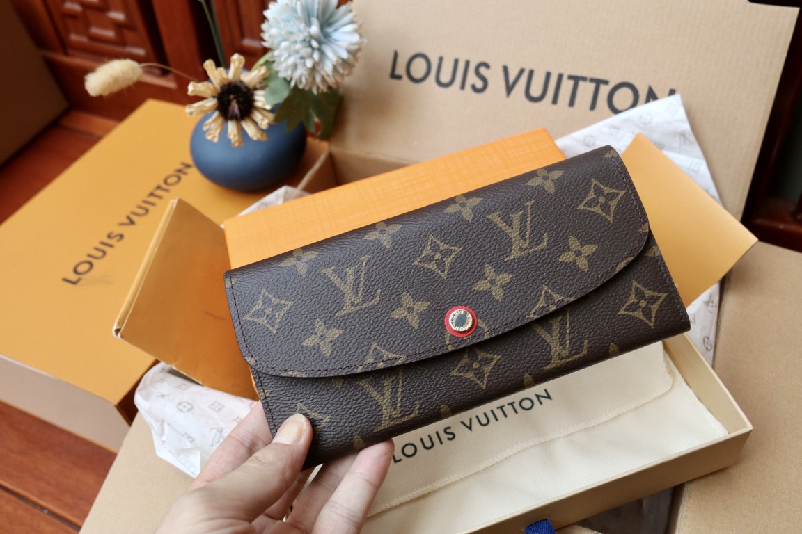 LV EMILIE Wallet M82919 19 x 10 x 2 cm