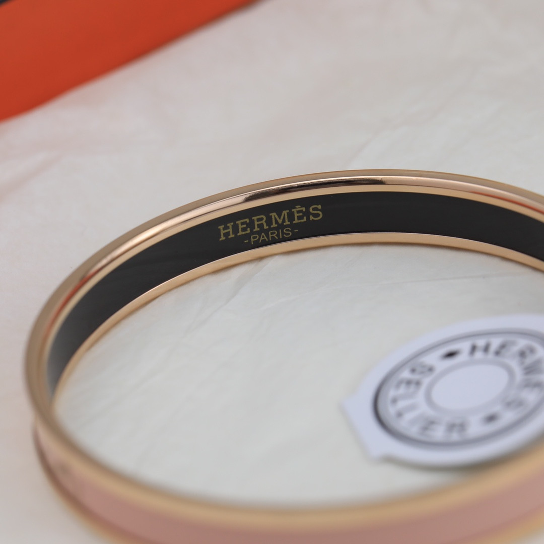H**mes enamel bracelet(customized products cannot be returned or exchanged)