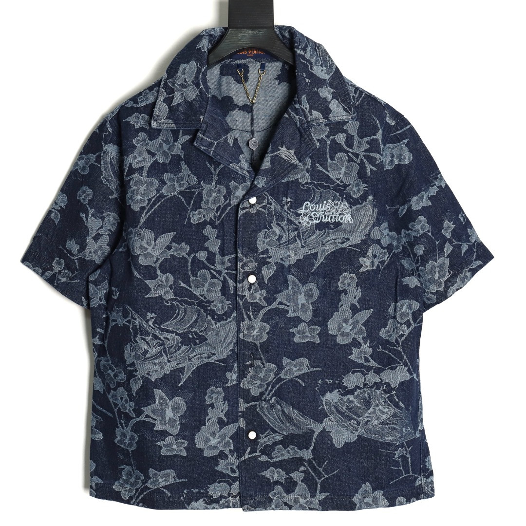 l0*is V*t0n lv 25ss short-sleeved shirts