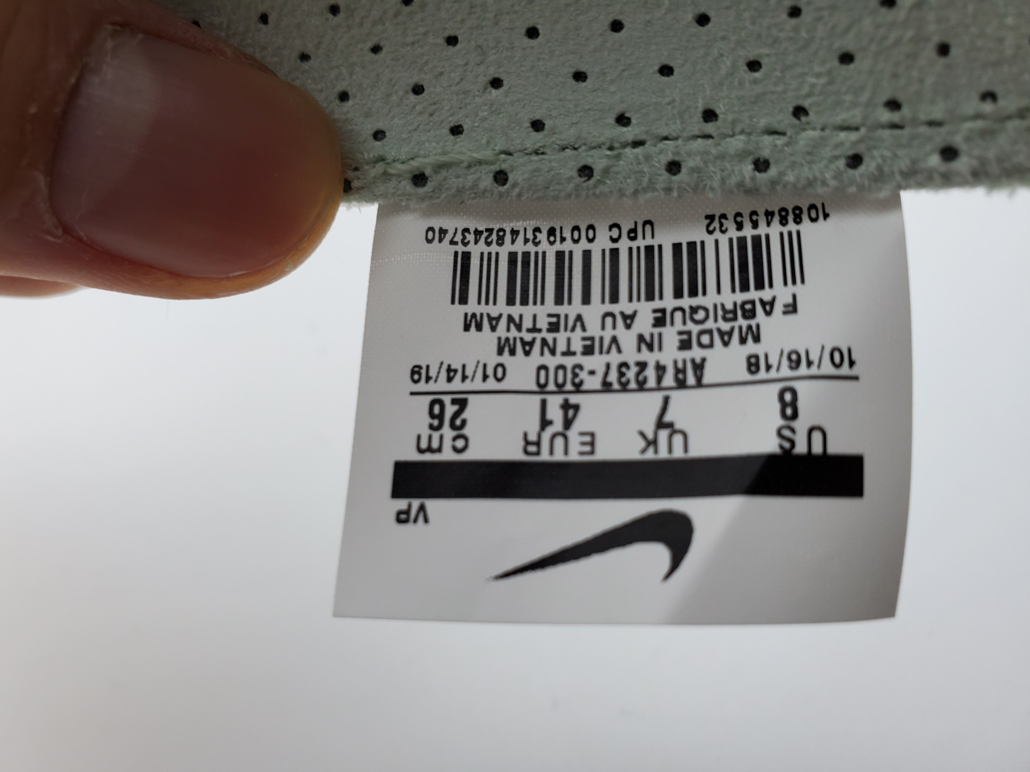 Air Fear Of God 1 Frosted Spruce