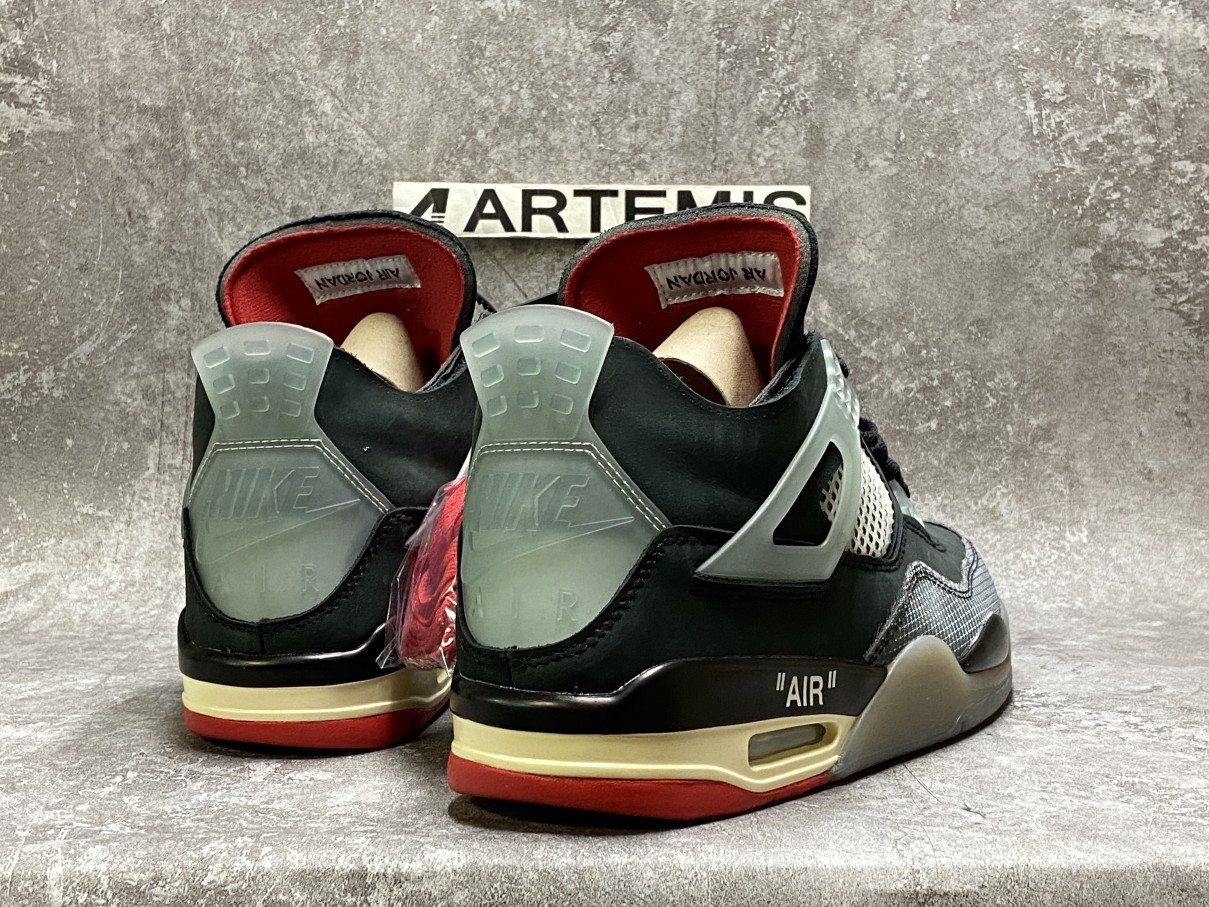 Air Jordan 4 X Off White Bred