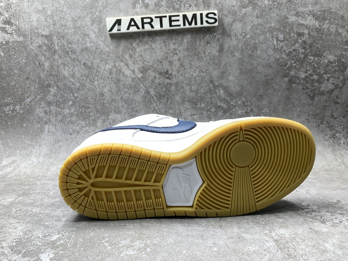 Nike SB Dunk Low Orange Label White Navy