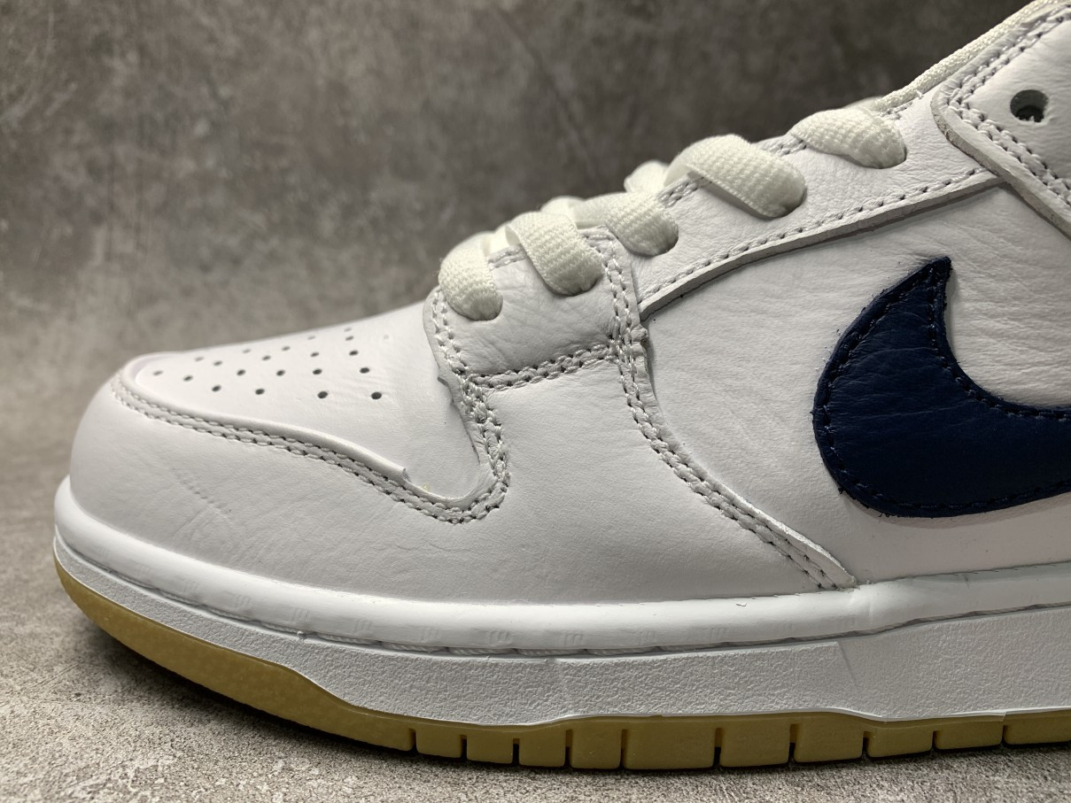 Nike SB Dunk Low Orange Label White Navy