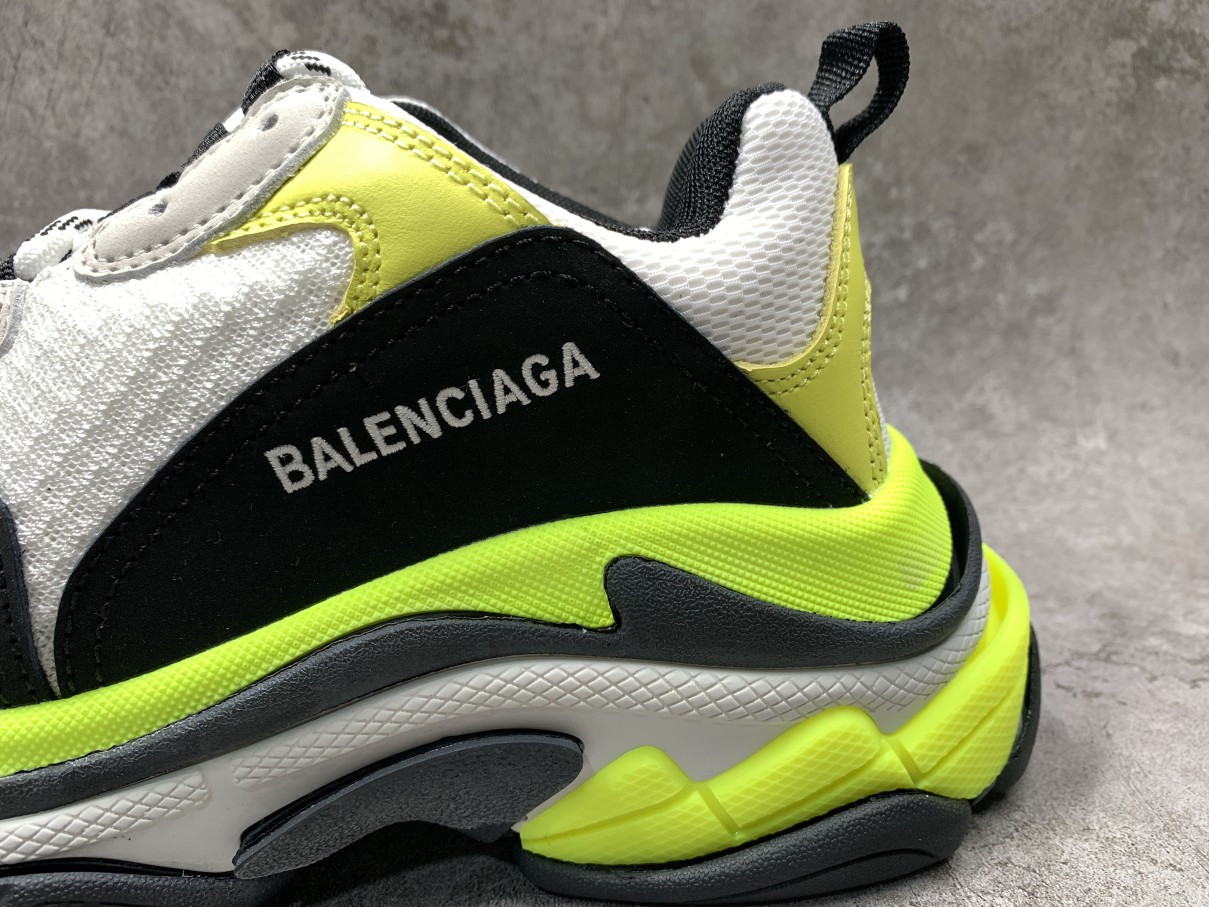 Balenciga Triple S Black Yellow