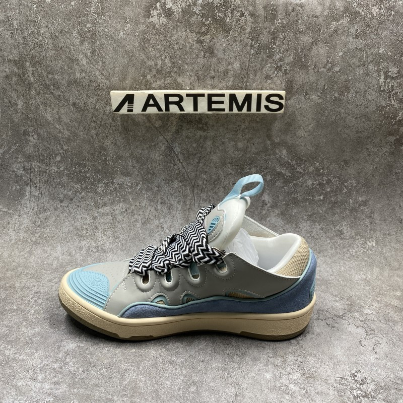 Lanvin Leather Curb Light Blue Gum