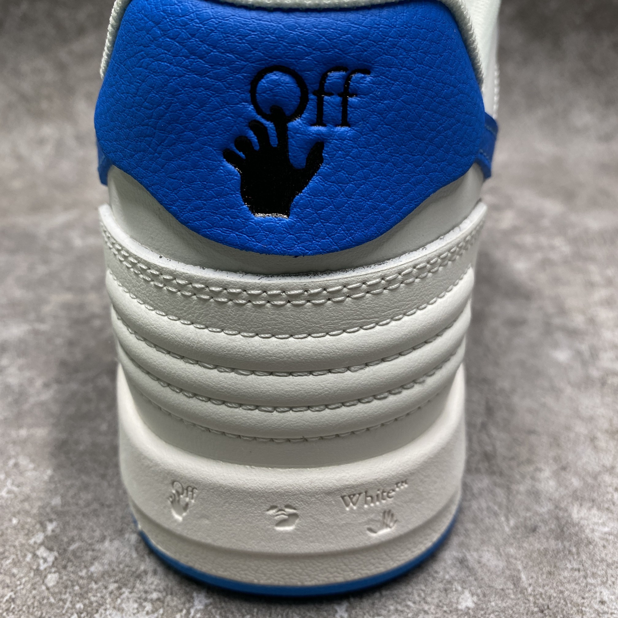 OFF-WHITE Out Of Office OOO Low White Blue