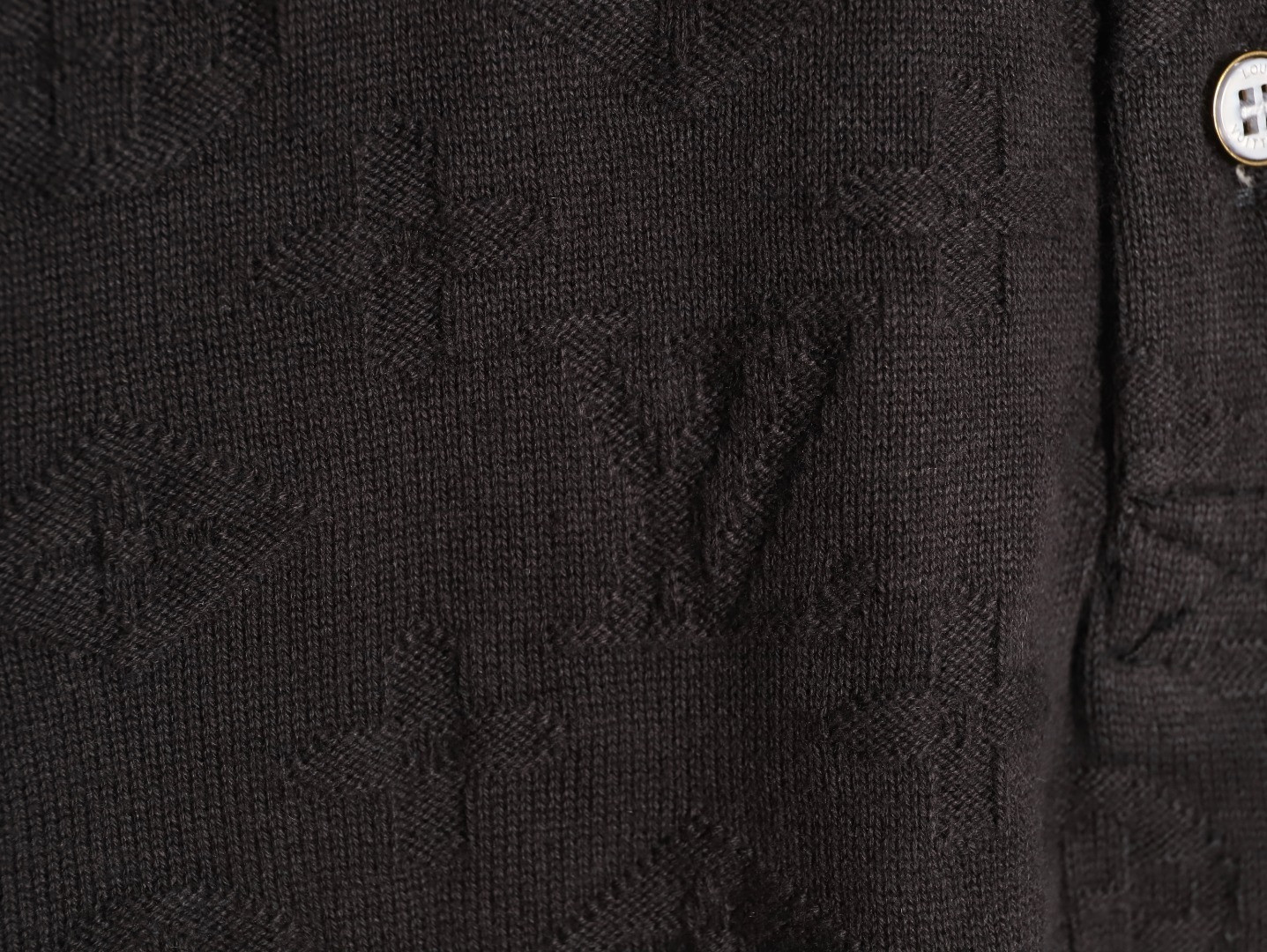 l0*is V*t0n lv knitting polo shirt