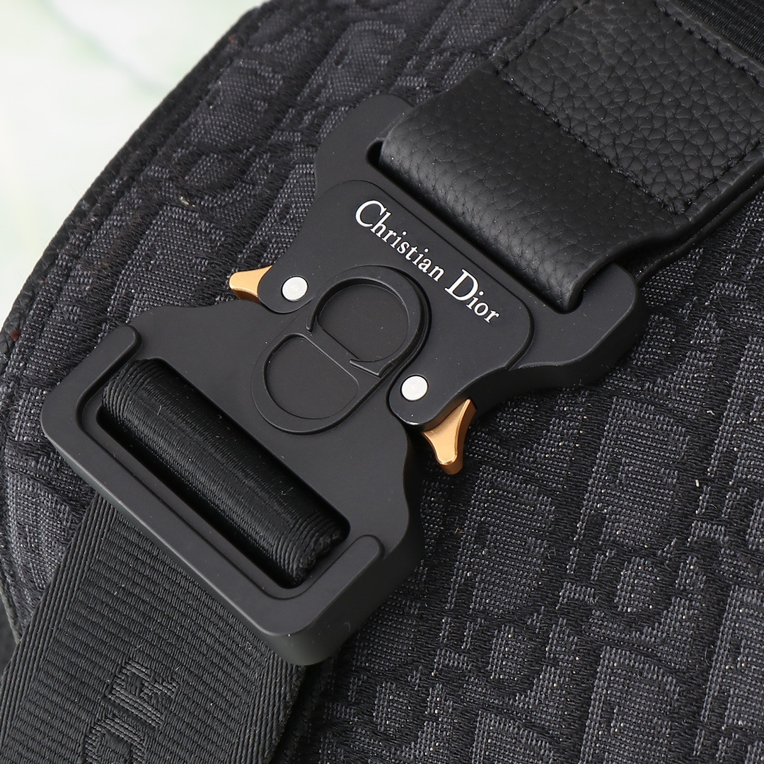 D*or lingot bag black 50 x 25 x 21.5 cm