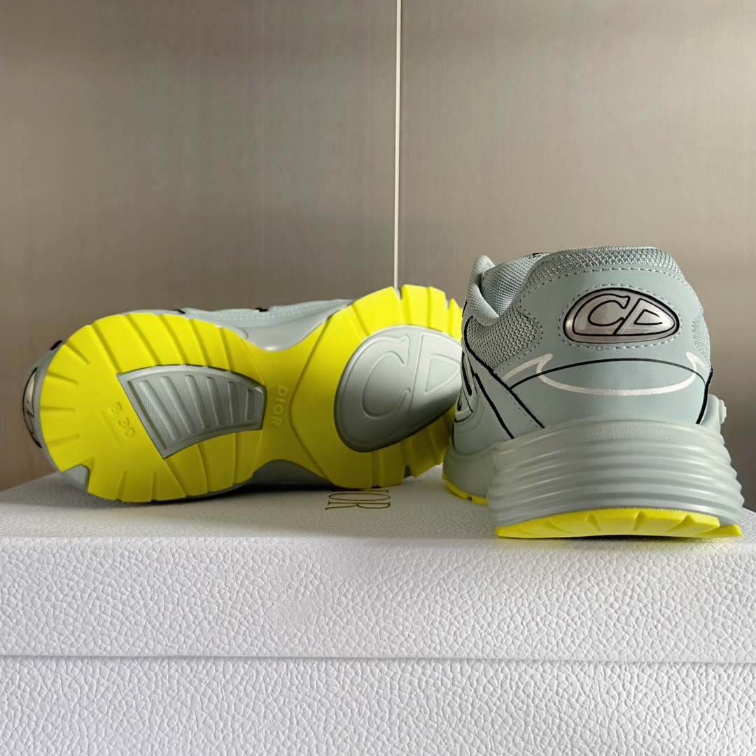 ua D*or b30 sneaker blue mesh and technical fabric