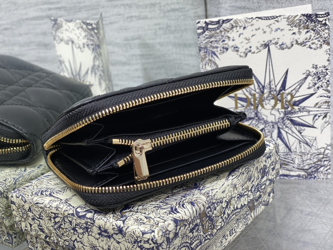 lady D*or voyageur small coin purse card holder