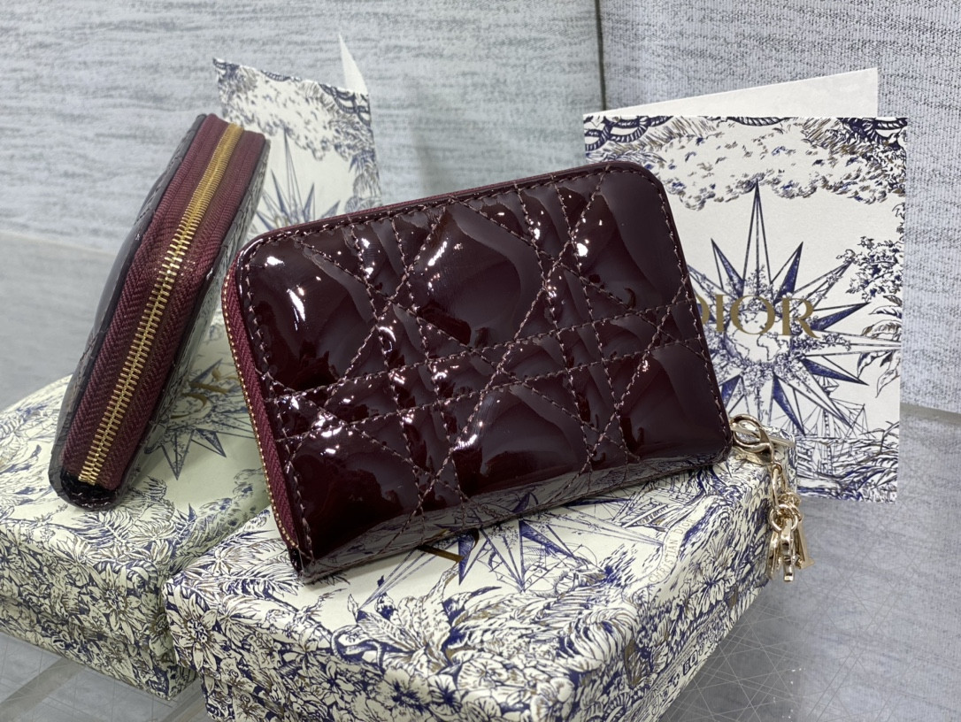 lady D*or voyageur small coin purse card holder