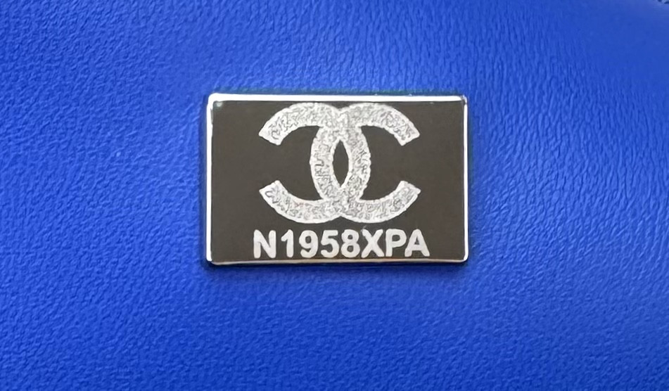 Ch*el mini classic 11.12 handbag  tweed & silver-tone metal 4.7 × 7.8 × 2.3 in