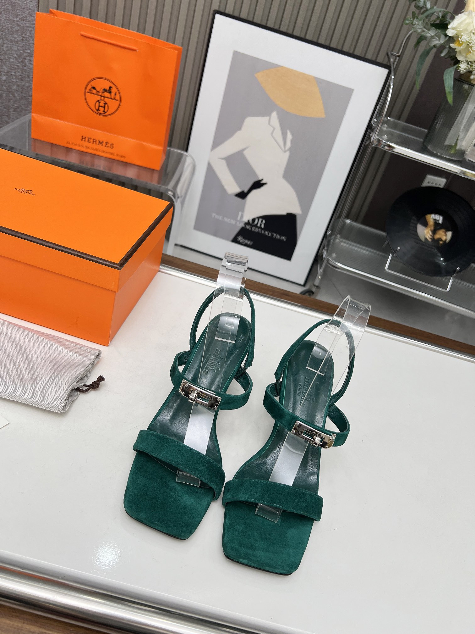 UA Hermès Glamour 95 sandal