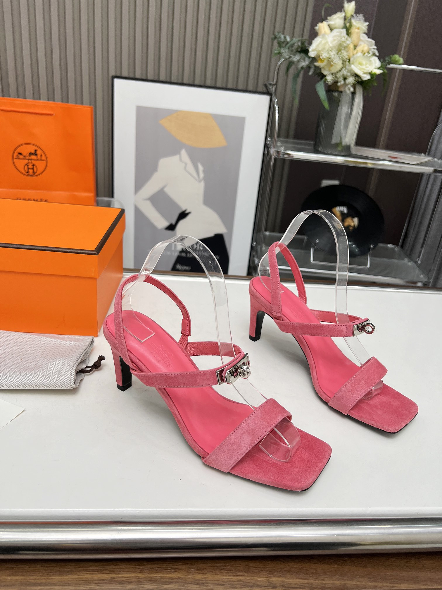 UA Hermès Glamour 95 sandal