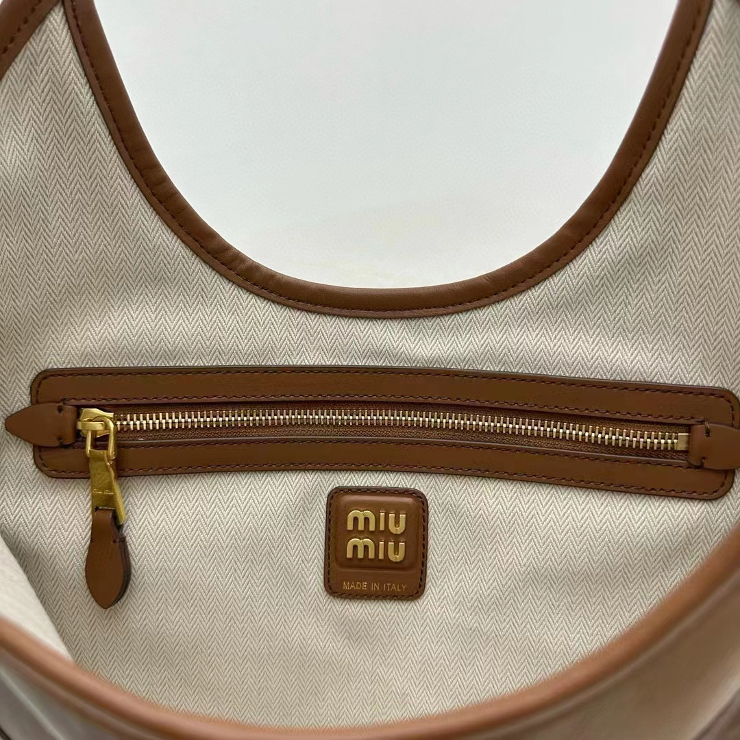 Miu Miu IVY leather patchwork bag  40x35cm
