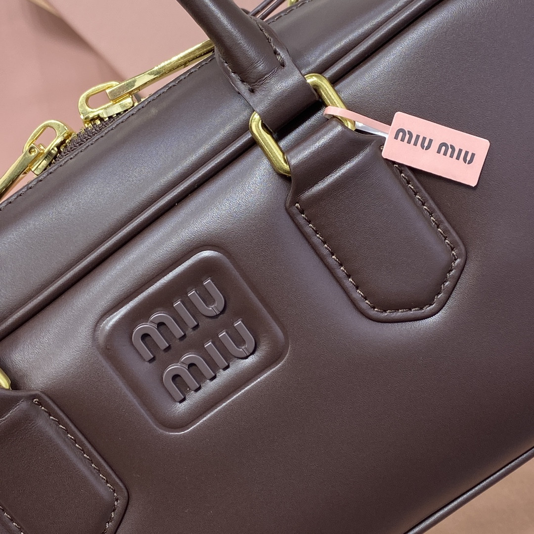 Miu Miu Arcadie leather bag 12x27x9cm