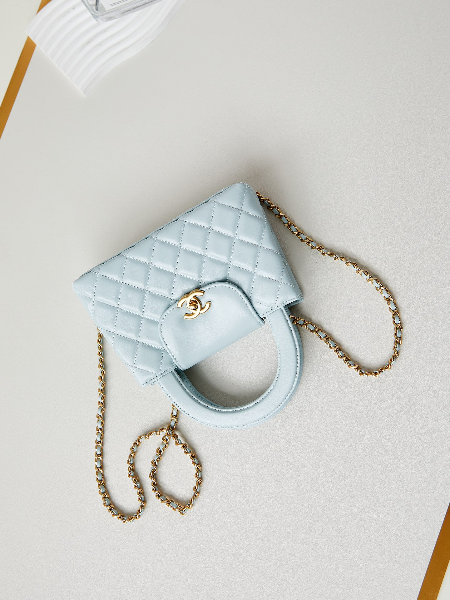 Ch*el 23k kelly 19x13x7cm