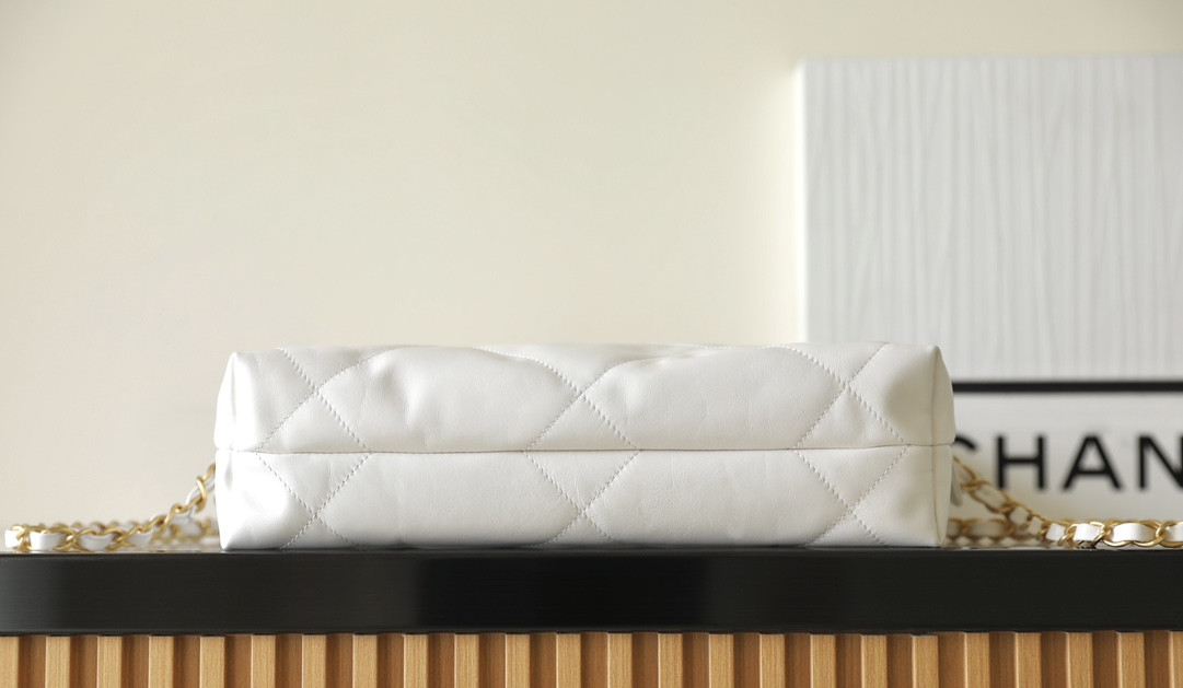 Ch*el 22 handbag calfskin 29x34x10.5cm