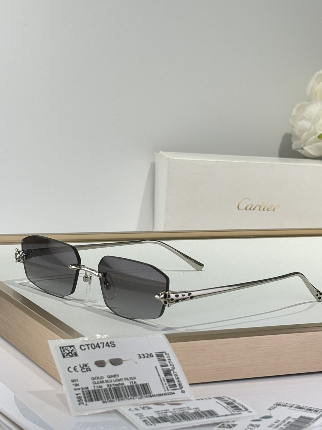 Ca*t*er glasses ct0474s 56-18-145