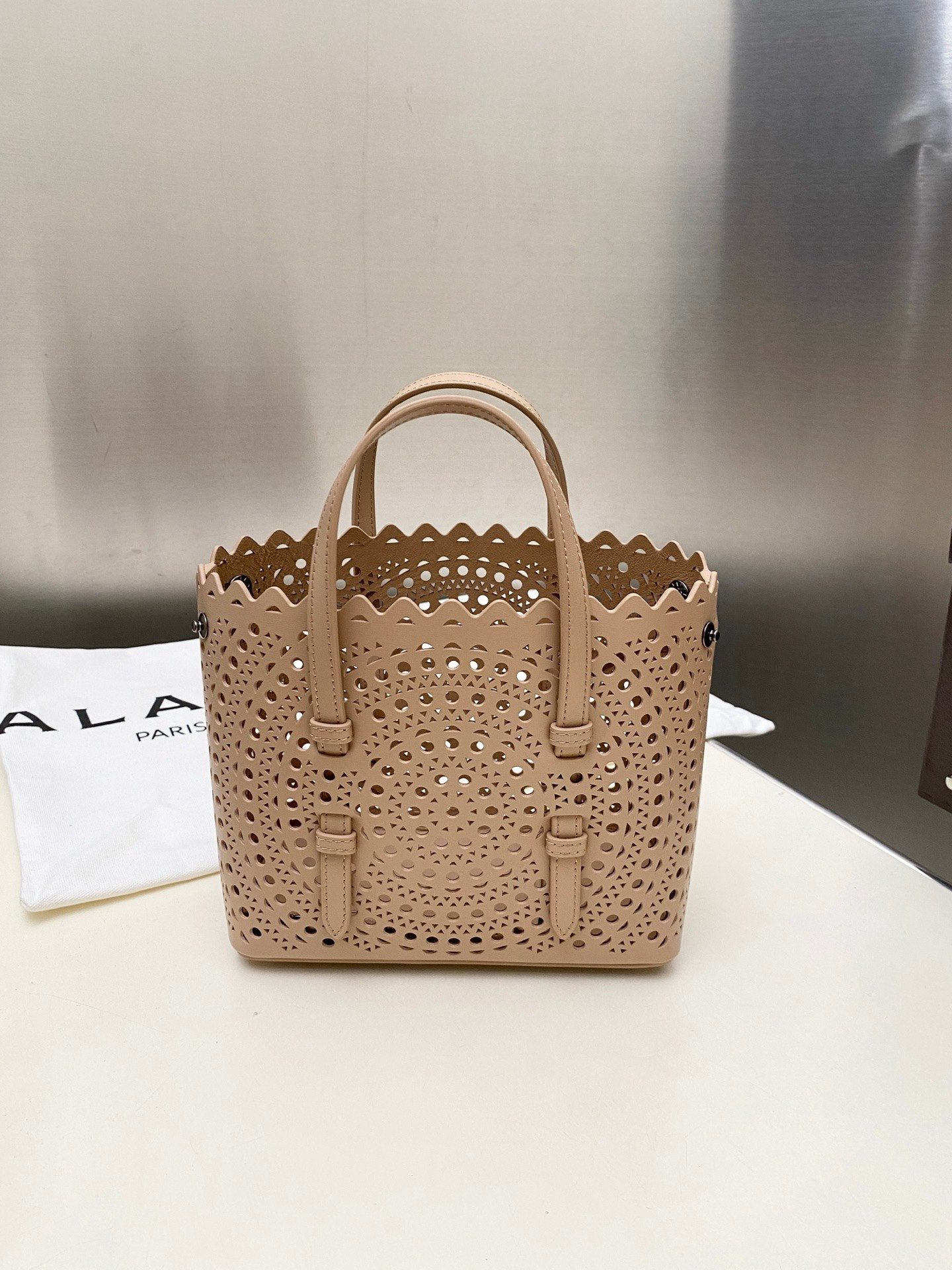 ALAÏA Mina 20 bag 20x17x10cm