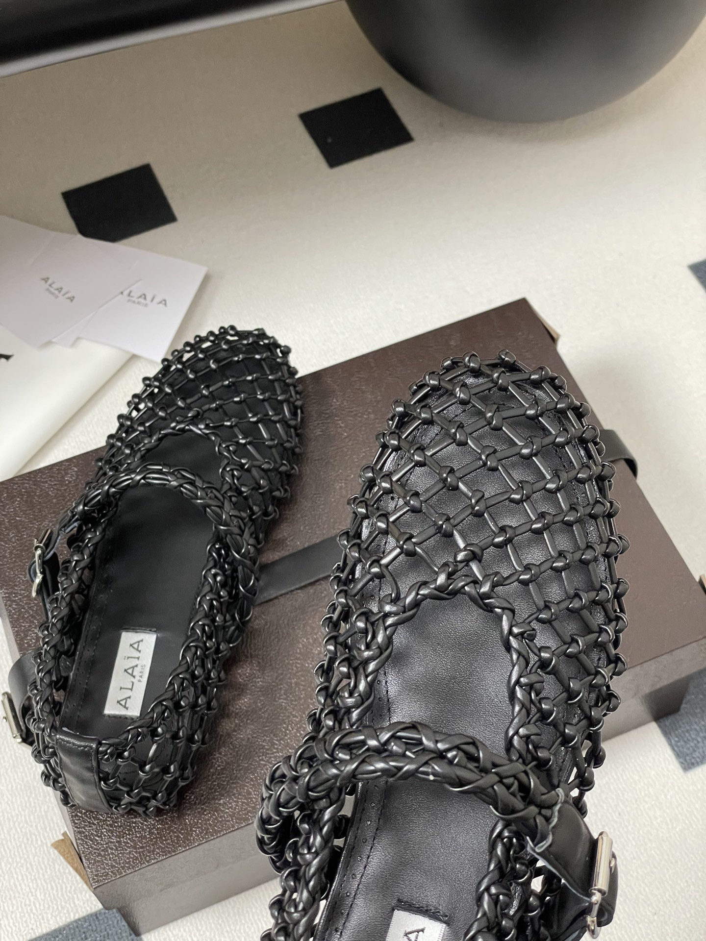 UA Alaïa BRAIDED BALLET FLATS(Customized Size 7-10 days production time)