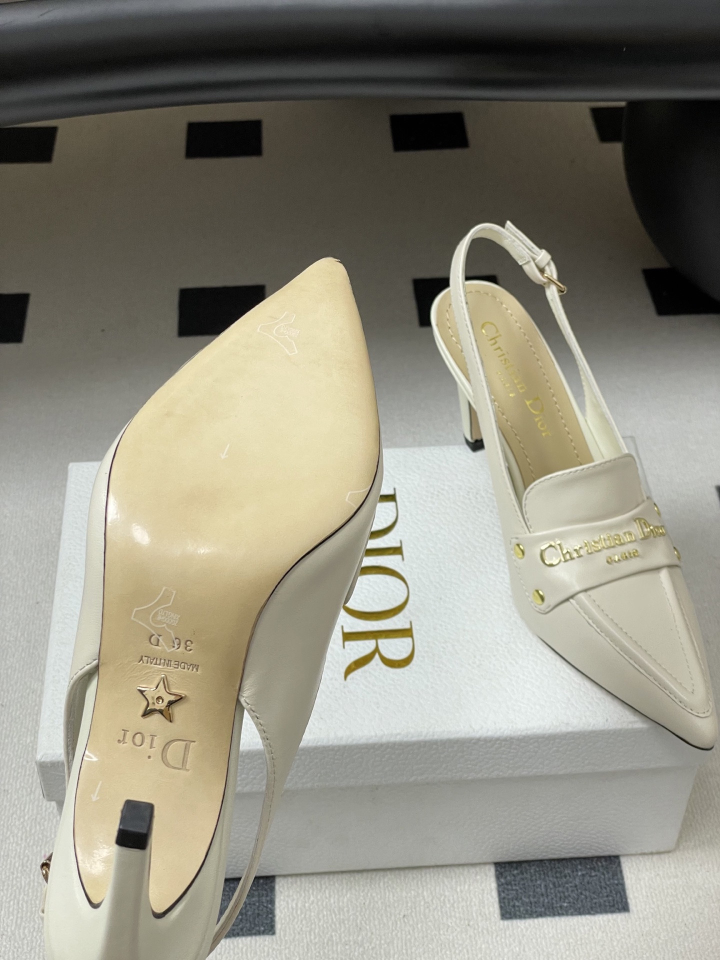 ua D*or boy slingback pump 8.5cm heel
