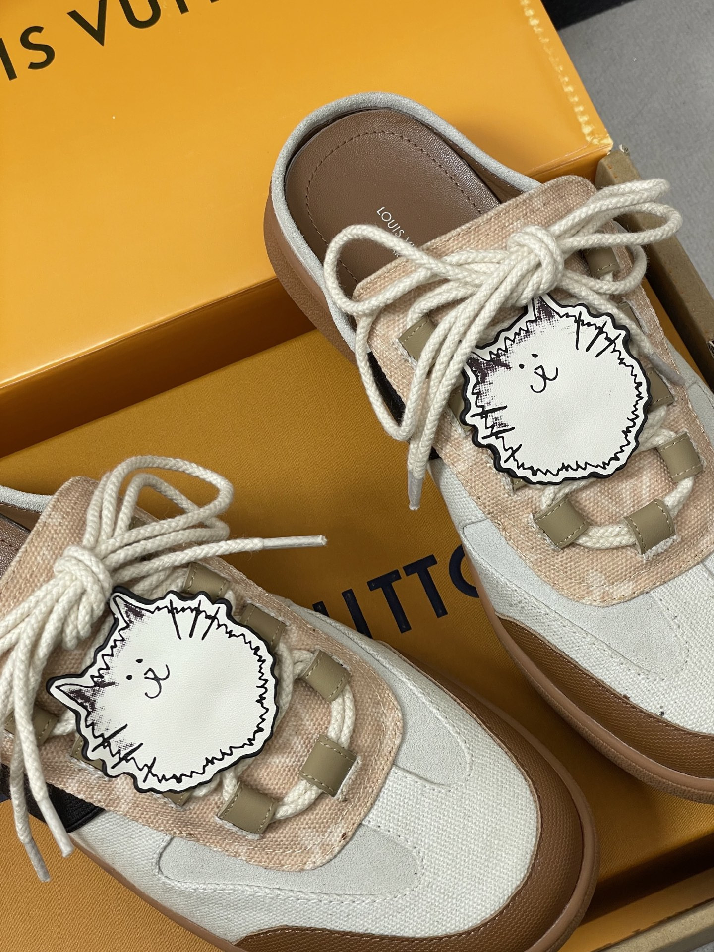 UA LV LOUS Open-Heel Sneakers