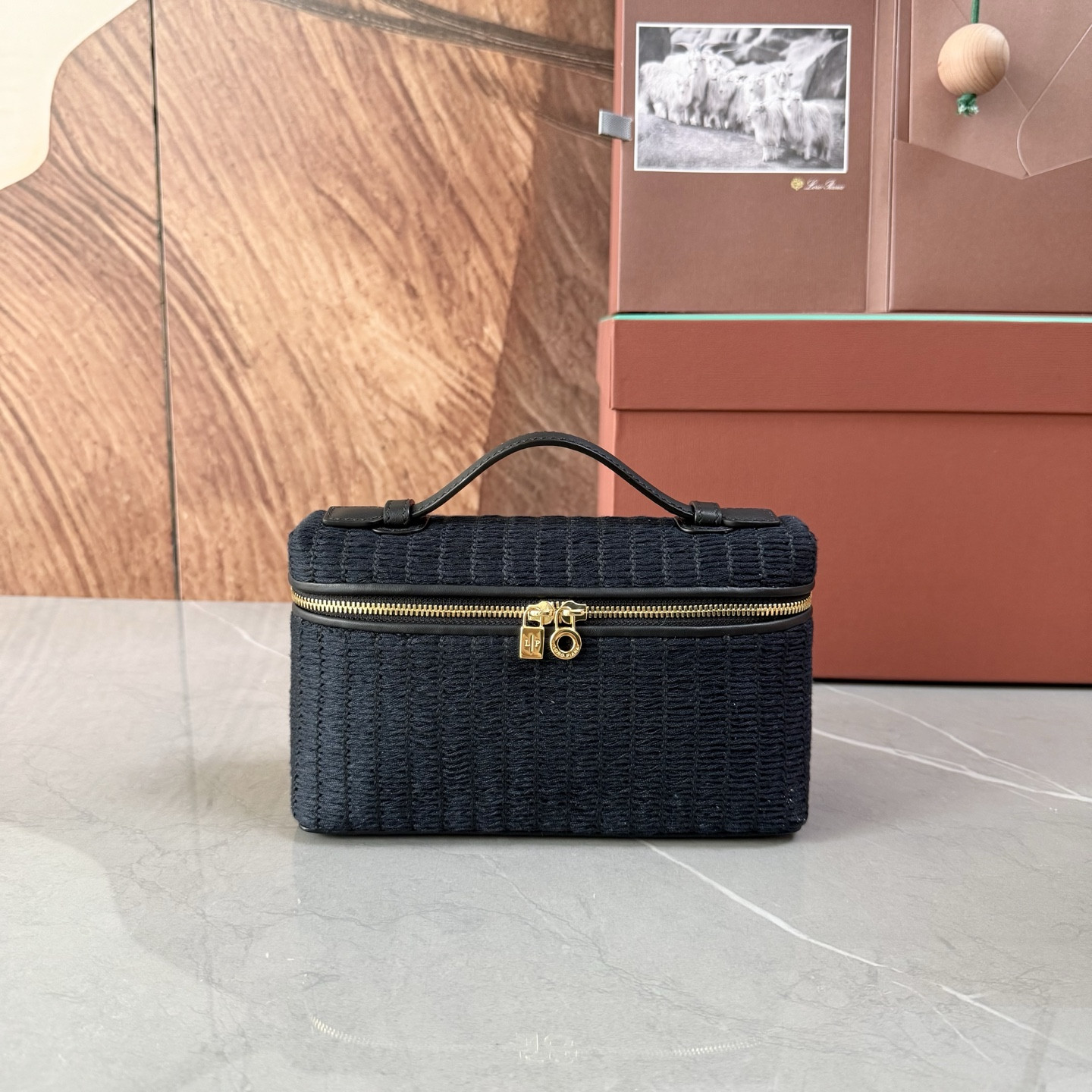 L**o p*ana extra pocket l19 deep blue 11 x 19 x 6.5 cm